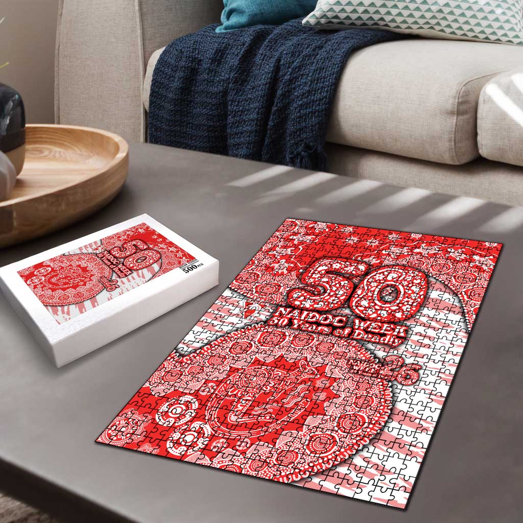 Sydney Swans NAIDOC Week 2026 Puzzle Australian Aboriginal Dot Art Dreamtime Pattern Style