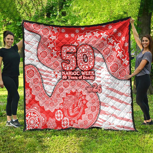 Sydney Swans NAIDOC Week 2026 Quilt Australian Aboriginal Dot Art Dreamtime Pattern Style