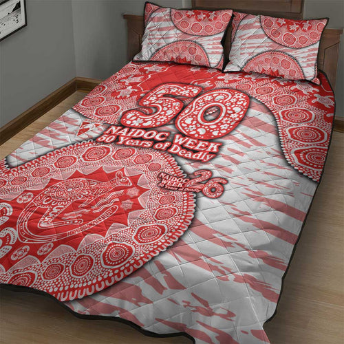 Sydney Swans NAIDOC Week 2026 Quilt Bed Set Australian Aboriginal Dot Art Dreamtime Pattern Style