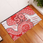 Sydney Swans NAIDOC Week 2026 Rubber Doormat Australian Aboriginal Dot Art Dreamtime Pattern Style