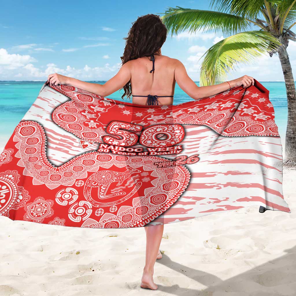 Sydney Swans NAIDOC Week 2026 Sarong Australian Aboriginal Dot Art Dreamtime Pattern Style
