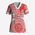 Sydney Swans NAIDOC Week 2026 Scrub Top Australian Aboriginal Dot Art Dreamtime Pattern Style