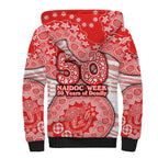 Sydney Swans NAIDOC Week 2026 Sherpa Hoodie Australian Aboriginal Dot Art Dreamtime Pattern Style
