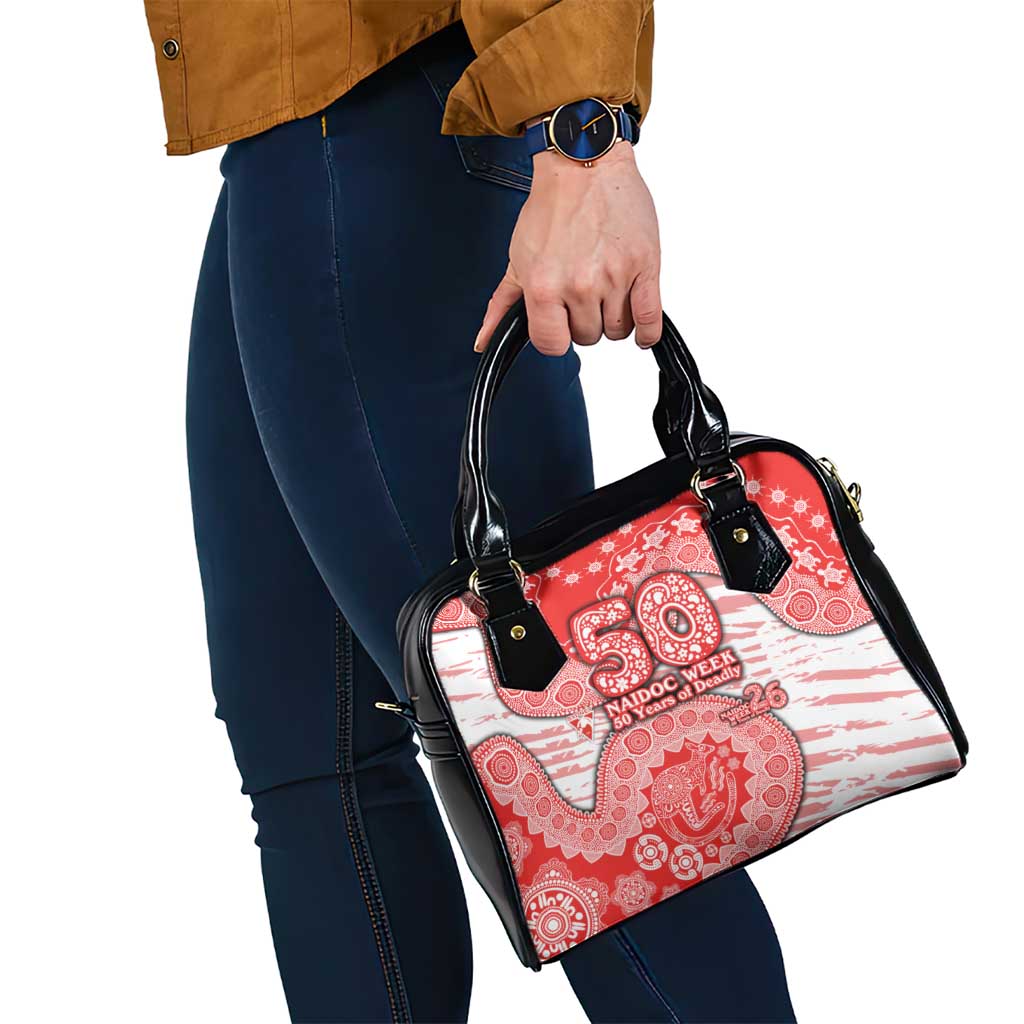 Sydney Swans NAIDOC Week 2026 Shoulder Handbag Australian Aboriginal Dot Art Dreamtime Pattern Style