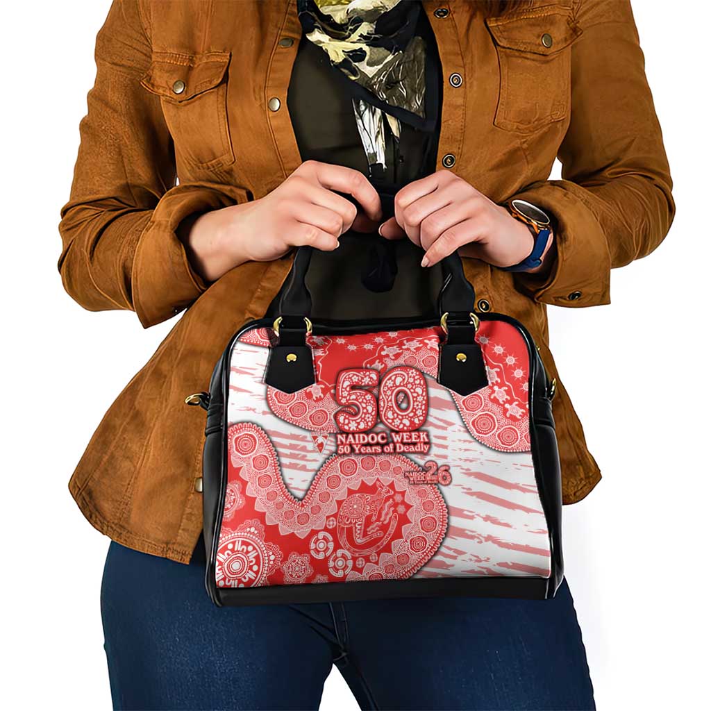 Sydney Swans NAIDOC Week 2026 Shoulder Handbag Australian Aboriginal Dot Art Dreamtime Pattern Style