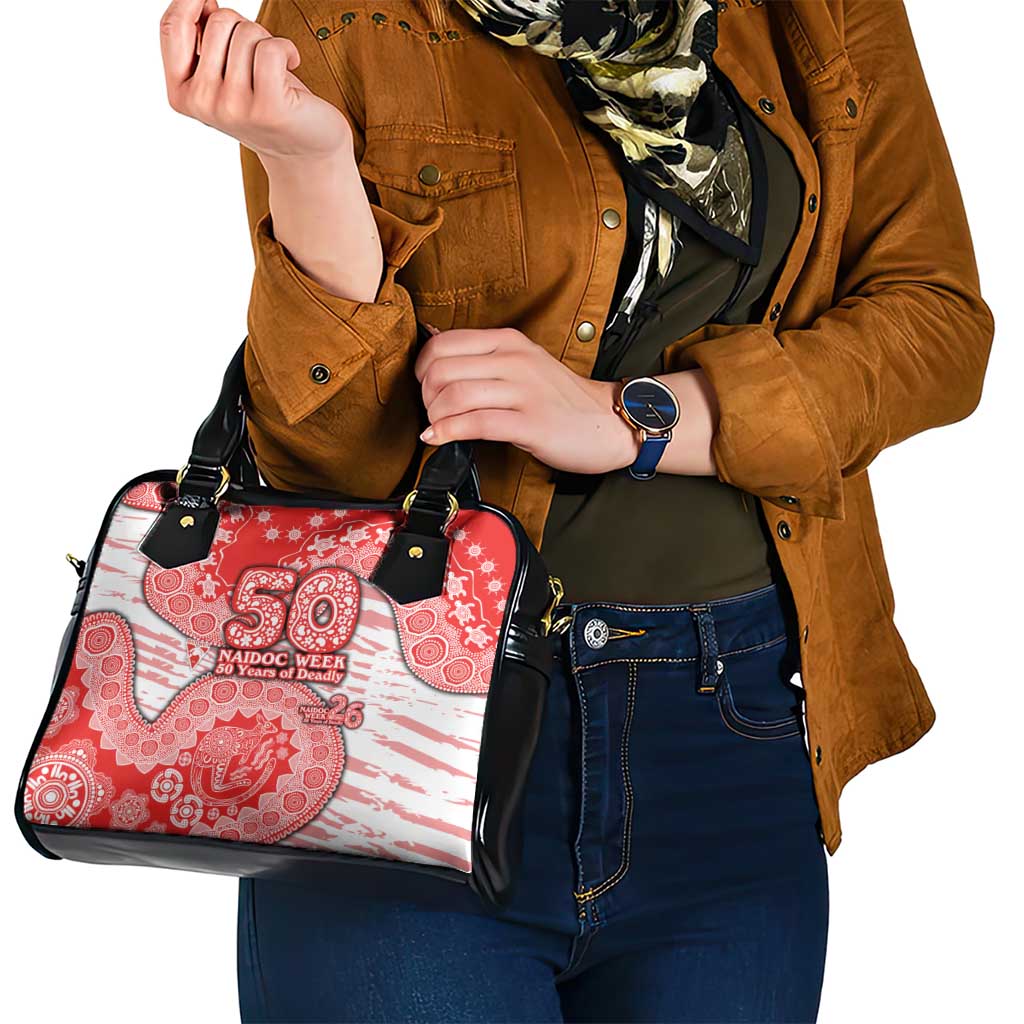 Sydney Swans NAIDOC Week 2026 Shoulder Handbag Australian Aboriginal Dot Art Dreamtime Pattern Style