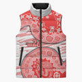 Sydney Swans NAIDOC Week 2026 Sleeveless Puffer Jacket Australian Aboriginal Dot Art Dreamtime Pattern Style