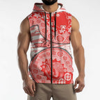 Sydney Swans NAIDOC Week 2026 Sleeveless Zip Hoodie Australian Aboriginal Dot Art Dreamtime Pattern Style