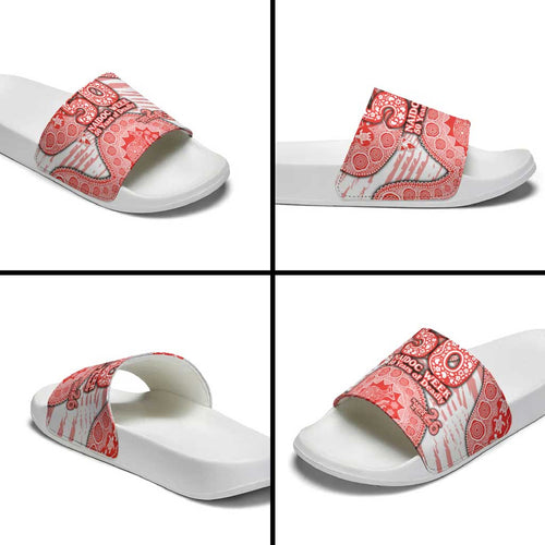 Sydney Swans NAIDOC Week 2026 Slide Sandals Australian Aboriginal Dot Art Dreamtime Pattern Style
