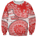 Sydney Swans NAIDOC Week 2026 Sweatshirt Australian Aboriginal Dot Art Dreamtime Pattern Style
