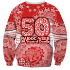 Sydney Swans NAIDOC Week 2026 Sweatshirt Australian Aboriginal Dot Art Dreamtime Pattern Style