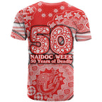 Sydney Swans NAIDOC Week 2026 T Shirt Australian Aboriginal Dot Art Dreamtime Pattern Style
