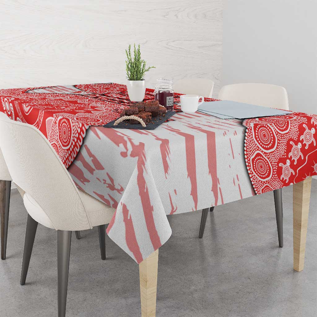 Sydney Swans NAIDOC Week 2026 Tablecloth Australian Aboriginal Dot Art Dreamtime Pattern Style