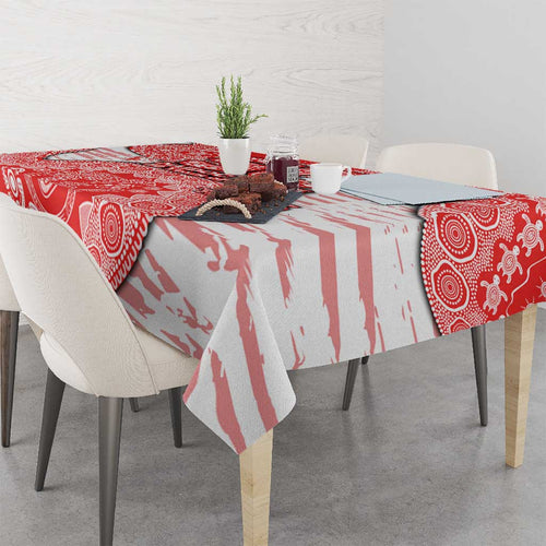 Sydney Swans NAIDOC Week 2026 Tablecloth Australian Aboriginal Dot Art Dreamtime Pattern Style