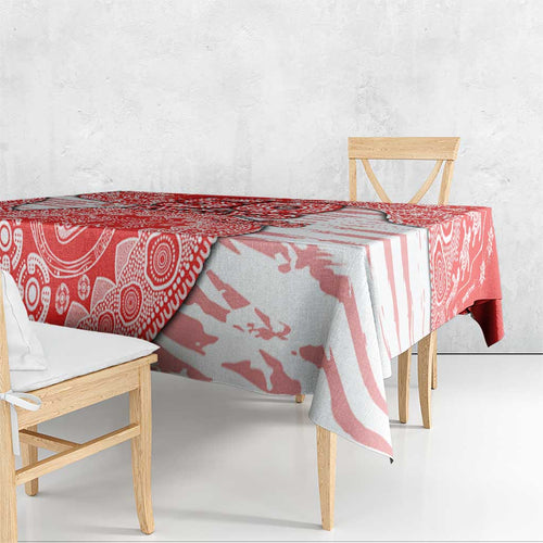 Sydney Swans NAIDOC Week 2026 Tablecloth Australian Aboriginal Dot Art Dreamtime Pattern Style