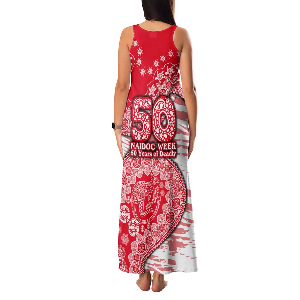 Sydney Swans NAIDOC Week 2026 Tank Maxi Dress Australian Aboriginal Dot Art Dreamtime Pattern Style