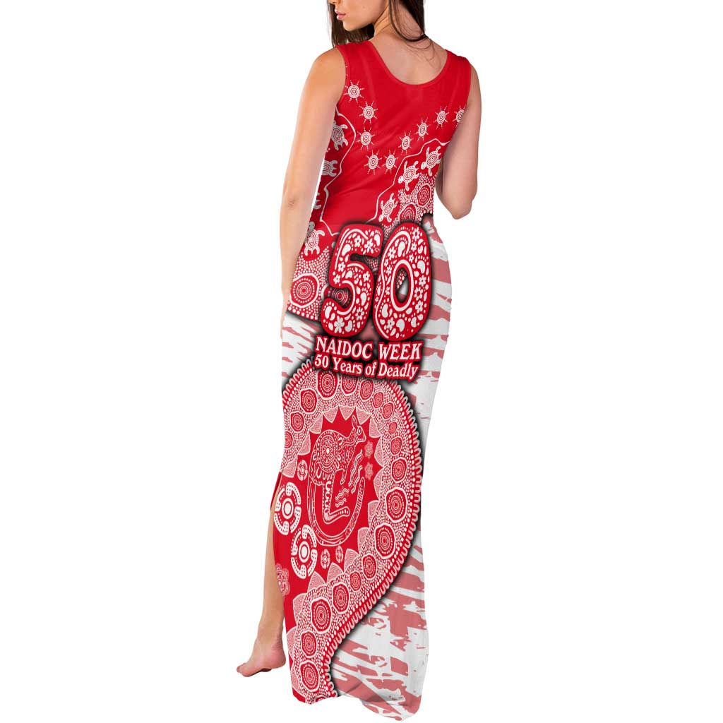 Sydney Swans NAIDOC Week 2026 Tank Maxi Dress Australian Aboriginal Dot Art Dreamtime Pattern Style