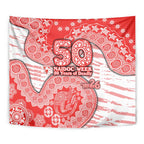 Sydney Swans NAIDOC Week 2026 Tapestry Australian Aboriginal Dot Art Dreamtime Pattern Style