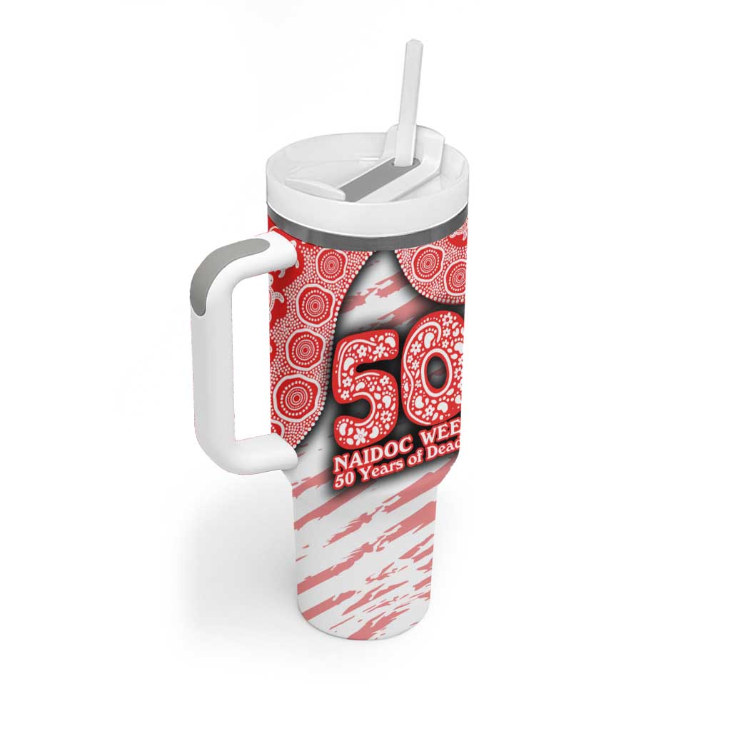 Sydney Swans NAIDOC Week 2026 Tumbler With Handle Australian Aboriginal Dot Art Dreamtime Pattern Style