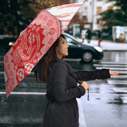 Sydney Swans NAIDOC Week 2026 Umbrella Australian Aboriginal Dot Art Dreamtime Pattern Style