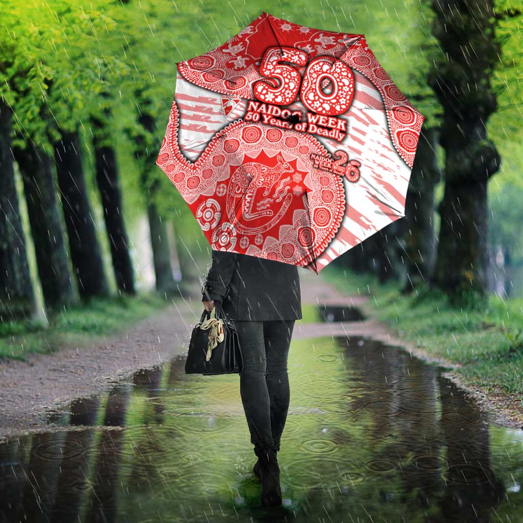 Sydney Swans NAIDOC Week 2026 Umbrella Australian Aboriginal Dot Art Dreamtime Pattern Style