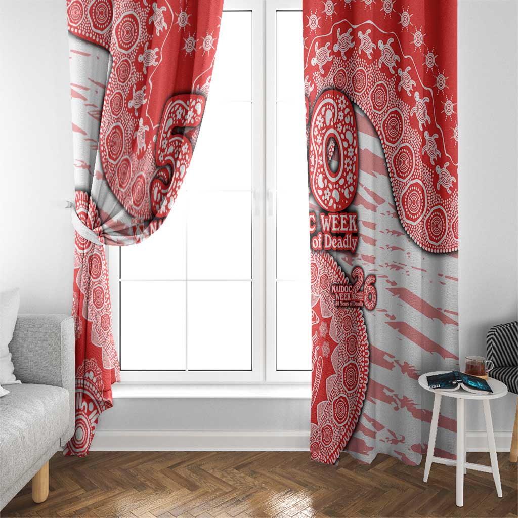 Sydney Swans NAIDOC Week 2026 Window Curtain Australian Aboriginal Dot Art Dreamtime Pattern Style