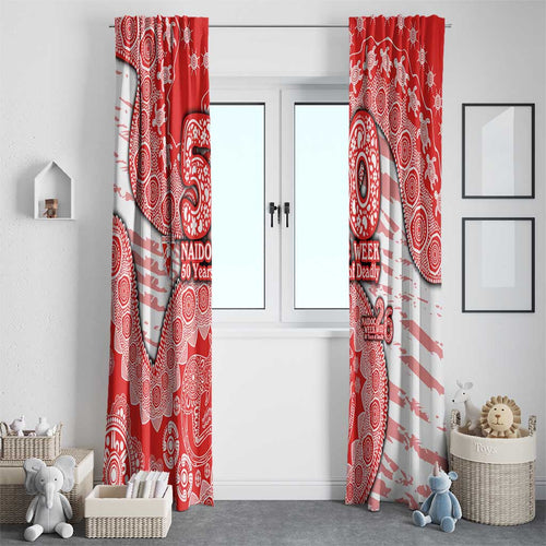 Sydney Swans NAIDOC Week 2026 Window Curtain Australian Aboriginal Dot Art Dreamtime Pattern Style