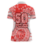 Sydney Swans NAIDOC Week 2026 Women Polo Shirt Australian Aboriginal Dot Art Dreamtime Pattern Style