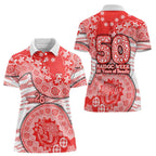 Sydney Swans NAIDOC Week 2026 Women Polo Shirt Australian Aboriginal Dot Art Dreamtime Pattern Style