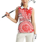 Sydney Swans NAIDOC Week 2026 Women Sleeveless Polo Shirt Australian Aboriginal Dot Art Dreamtime Pattern Style
