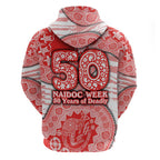 Sydney Swans NAIDOC Week 2026 Zip Hoodie Australian Aboriginal Dot Art Dreamtime Pattern Style