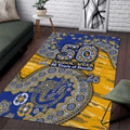 West Coast Eagles NAIDOC Week 2026 Area Rug Australian Aboriginal Dot Art Dreamtime Pattern Style