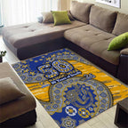 West Coast Eagles NAIDOC Week 2026 Area Rug Australian Aboriginal Dot Art Dreamtime Pattern Style