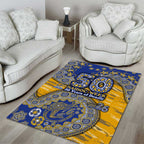 West Coast Eagles NAIDOC Week 2026 Area Rug Australian Aboriginal Dot Art Dreamtime Pattern Style