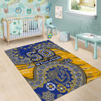 West Coast Eagles NAIDOC Week 2026 Area Rug Australian Aboriginal Dot Art Dreamtime Pattern Style