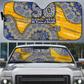 West Coast Eagles NAIDOC Week 2026 Auto Sun Shade Australian Aboriginal Dot Art Dreamtime Pattern Style