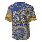 West Coast Eagles NAIDOC Week 2026 Baseball Jersey Australian Aboriginal Dot Art Dreamtime Pattern Style
