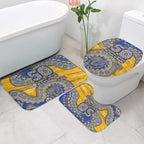 West Coast Eagles NAIDOC Week 2026 Bathroom Set Australian Aboriginal Dot Art Dreamtime Pattern Style