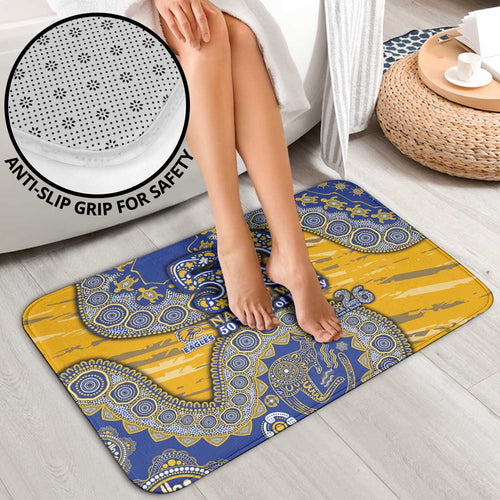 West Coast Eagles NAIDOC Week 2026 Bathroom Set Australian Aboriginal Dot Art Dreamtime Pattern Style