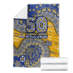 West Coast Eagles NAIDOC Week 2026 Blanket Australian Aboriginal Dot Art Dreamtime Pattern Style