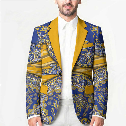 West Coast Eagles NAIDOC Week 2026 Blazer Australian Aboriginal Dot Art Dreamtime Pattern Style