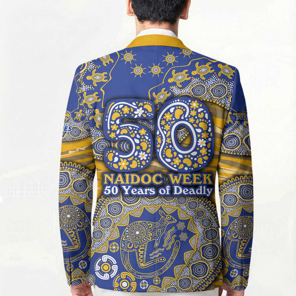 West Coast Eagles NAIDOC Week 2026 Blazer Australian Aboriginal Dot Art Dreamtime Pattern Style