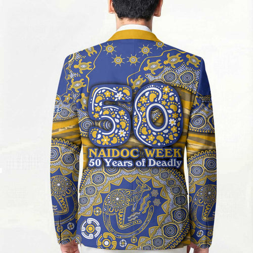 West Coast Eagles NAIDOC Week 2026 Blazer Australian Aboriginal Dot Art Dreamtime Pattern Style