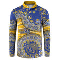 West Coast Eagles NAIDOC Week 2026 Button Sweatshirt Australian Aboriginal Dot Art Dreamtime Pattern Style