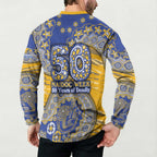 West Coast Eagles NAIDOC Week 2026 Button Sweatshirt Australian Aboriginal Dot Art Dreamtime Pattern Style
