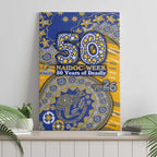 West Coast Eagles NAIDOC Week 2026 Canvas Wall Art Australian Aboriginal Dot Art Dreamtime Pattern Style