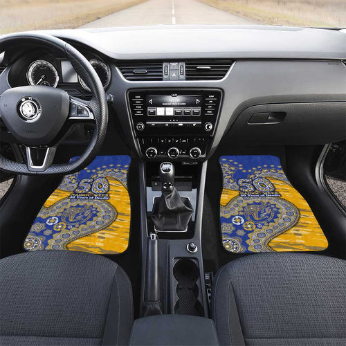 West Coast Eagles NAIDOC Week 2026 Car Mats Australian Aboriginal Dot Art Dreamtime Pattern Style
