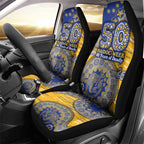 West Coast Eagles NAIDOC Week 2026 Car Seat Cover Australian Aboriginal Dot Art Dreamtime Pattern Style