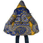 West Coast Eagles NAIDOC Week 2026 Cloak Australian Aboriginal Dot Art Dreamtime Pattern Style