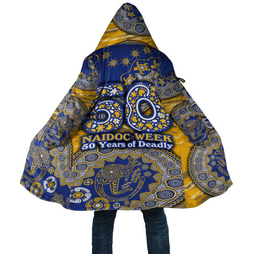 West Coast Eagles NAIDOC Week 2026 Cloak Australian Aboriginal Dot Art Dreamtime Pattern Style
